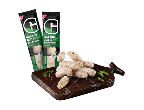 Chả lụa que bì ớt xiêm xanh 50g